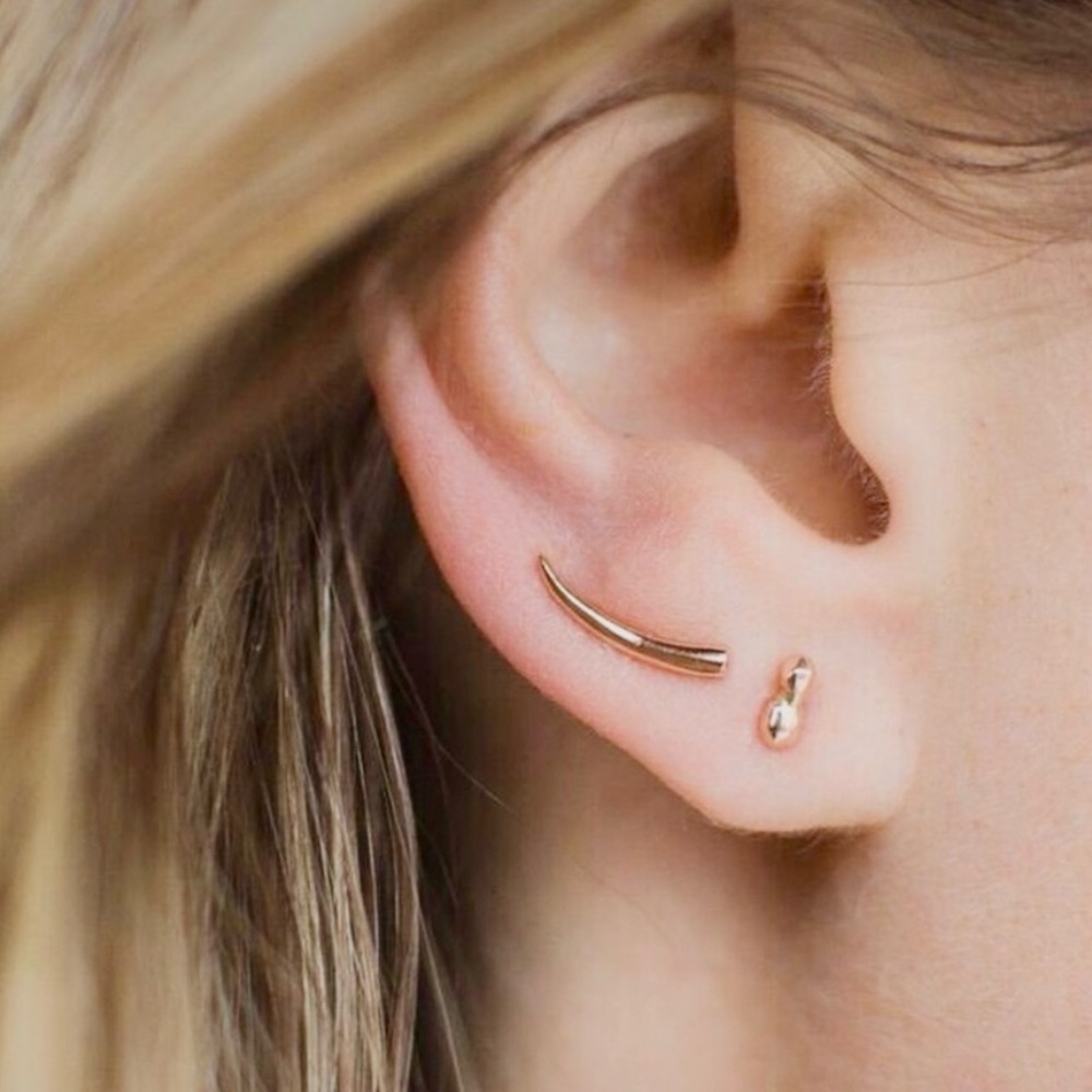 BluBoho Comet Ear Crawler Gold